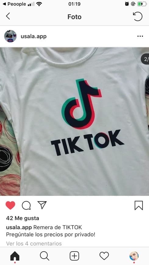 Producto Remera de tiktok