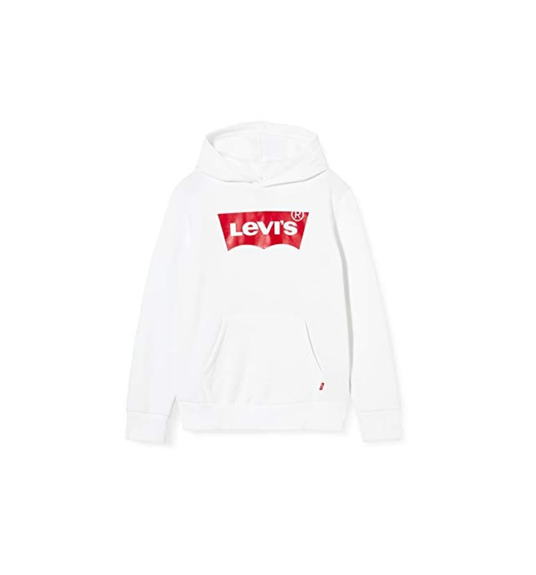 Fashion Levi's Kids Lvb Batwing Screenprint Hoodie Sudadera Niños White 10 años