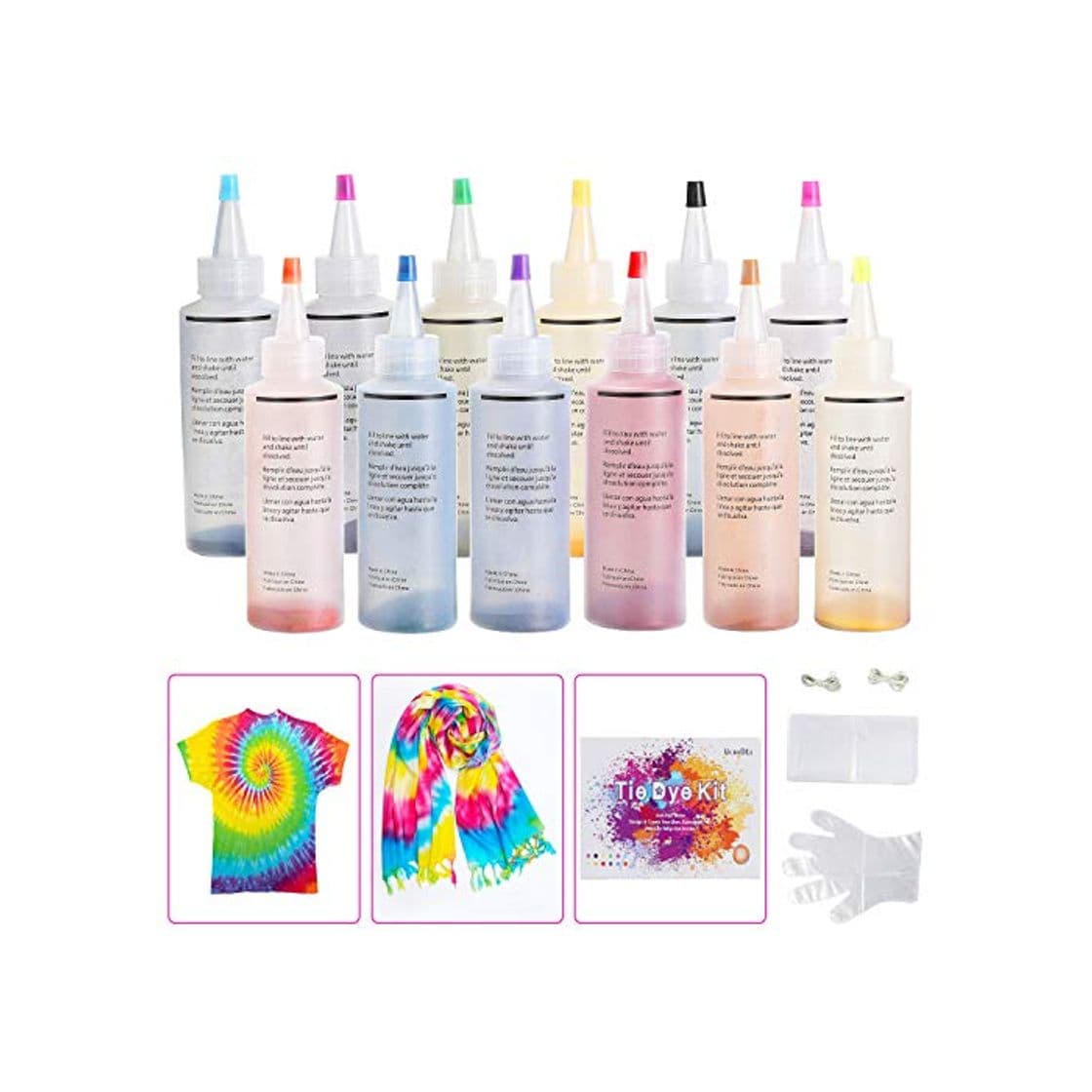 Producto Ucradle 12 colores Tie Dye Kit