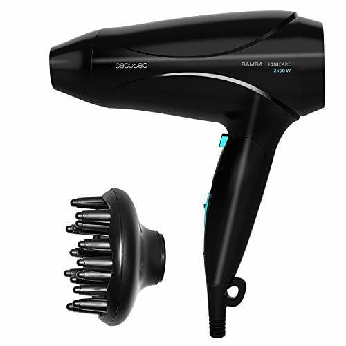 Beauty Cecotec Secador de pelo Ionico Bamba IoniCare 5450 Power&Go Pro Ice, 2400