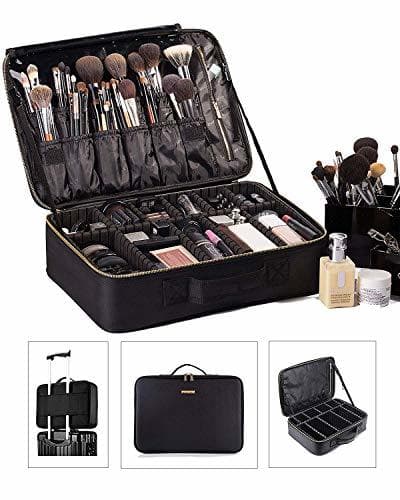 Moda ROWNYEON Bolso de Cosméticos Portable Organizador de Maquillaje EVA/Maletín para Maquillaje