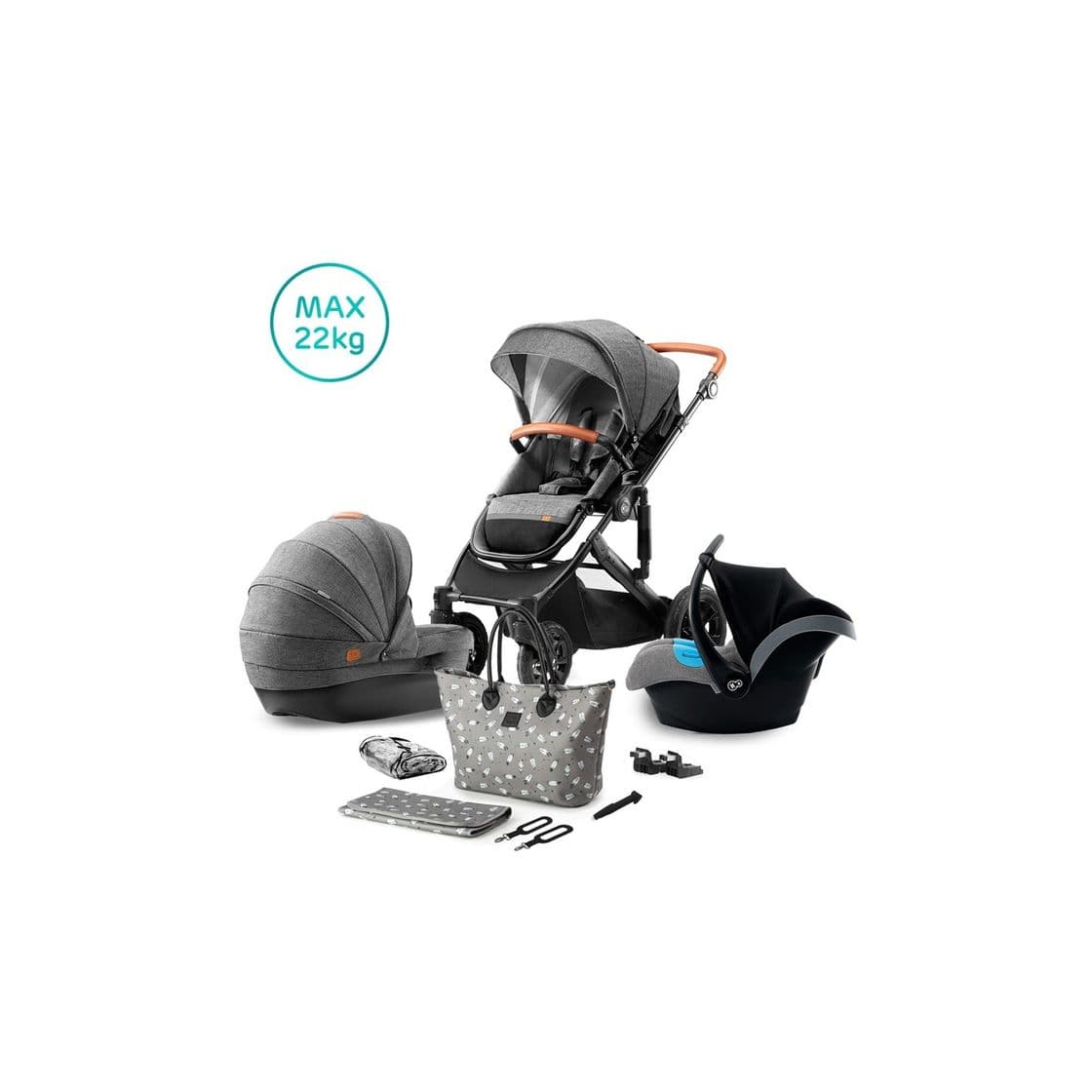 Producto Kinderkraft Carrito Bebé 3 en 1 PRIME 2020