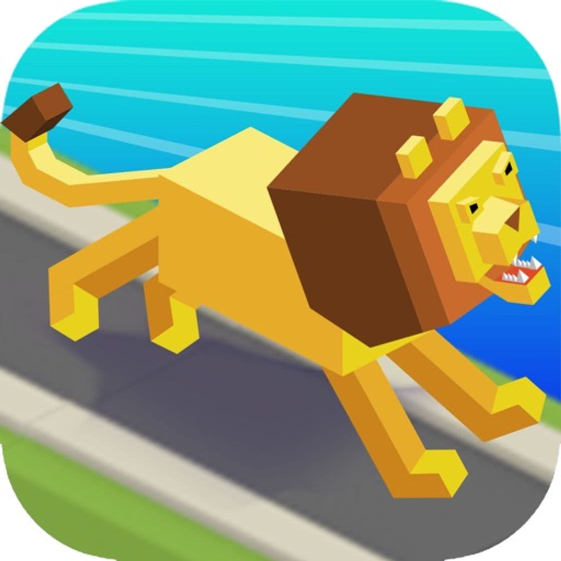 App Road Stampede - Sky Zoo Safari In Smashy City