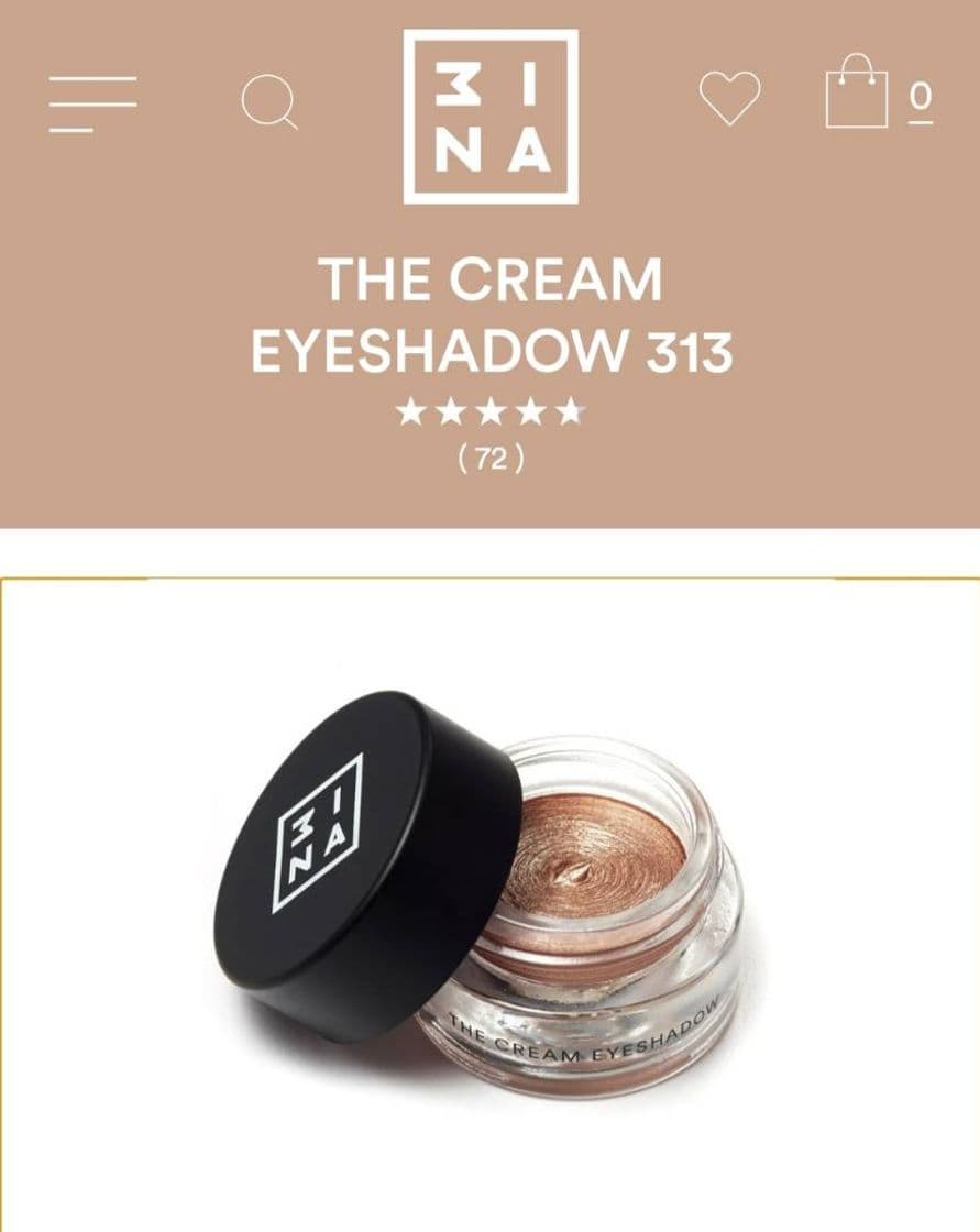 Producto Waterproof Cream Eyeshadow – 3INA COSMETICS EU