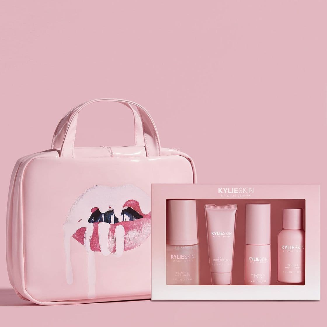 Fashion Lips Travel Case & Travel Set Bundle | Kylie Skin