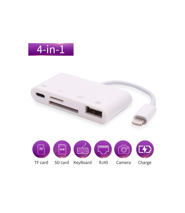 Producto Adaptador para tarjetas de memoria y usb