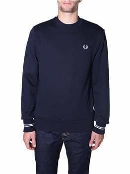 Producto Fred Perry Sudadera Cuello Redondo Vivo en puño - Color - Azul