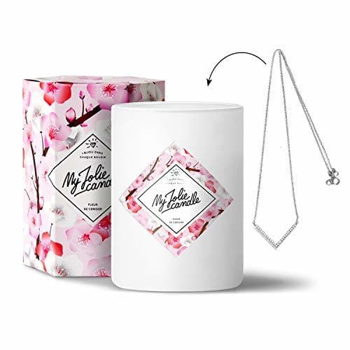 Elemento de la categoría hogar Vela-joya con aroma de flor de cerezo – Collar