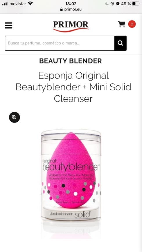 Producto Esponja Original BeautyBlender