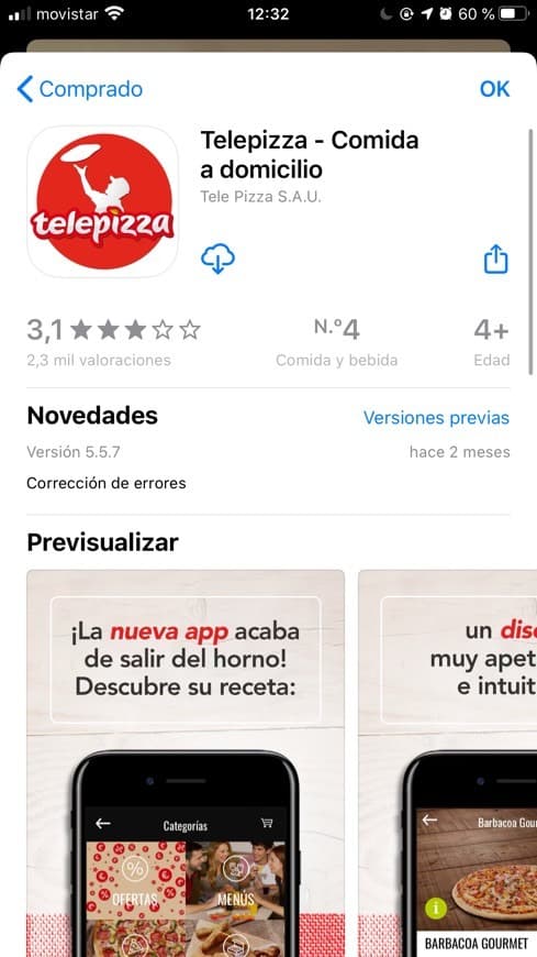 App ‎Telepizza - Comida a domicilio en App Store