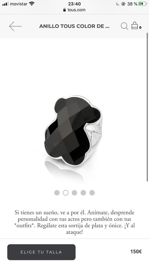 App  ANILLO OSO GRANDE NEGRO