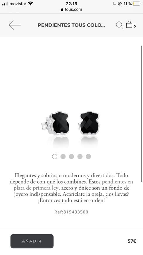 Moda PENDIENTES OSO NEGRO 