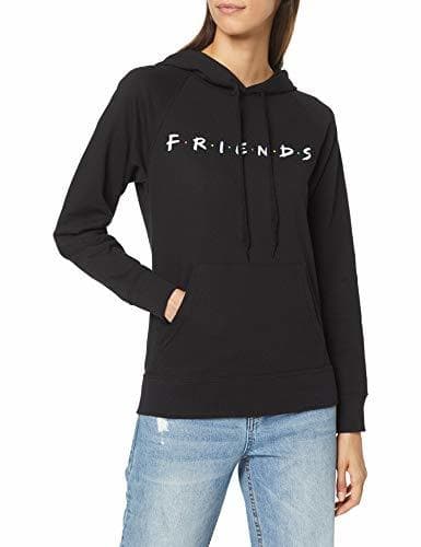 Fashion Friends Titles Capucha, Negro