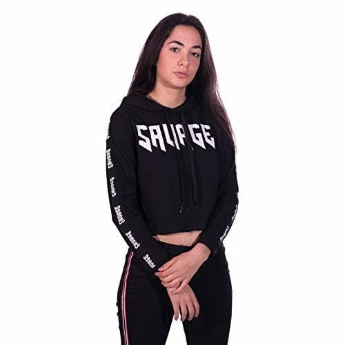 Fashion Savage - Tim Cartes Sudaderas Cortas Mujer