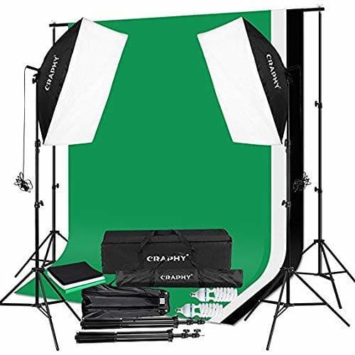 Producto CRAPHY Softbox Kit Iluminación Fotografía