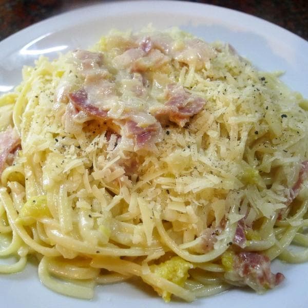 Fashion Receta pasta a la Carbonara