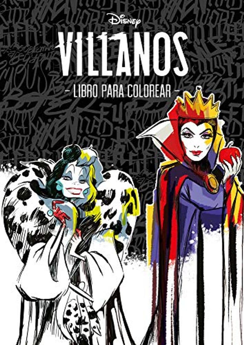 Libro Villanos. Libro para colorear