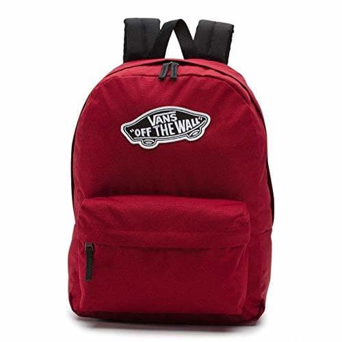 Fashion Vans Realm Backpack Mochila Tipo Casual, 42 cm, 22 Liters, Negro