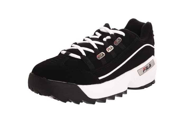 Product Fila Hombre Hometown Extra Synthetic Black White Red Entrenadores 44 EU