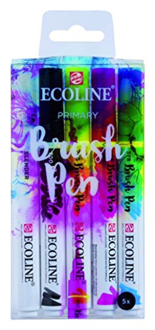 Producto Royal Talens Ecoline - Set de 5 Bolígrafos de Pinceles, Primario