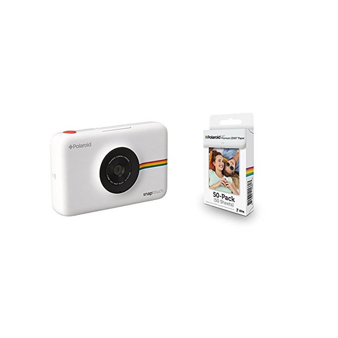 Producto Polaroid Snap Touch cámara digital con impresión instantánea y pantalla LCD (blanco)