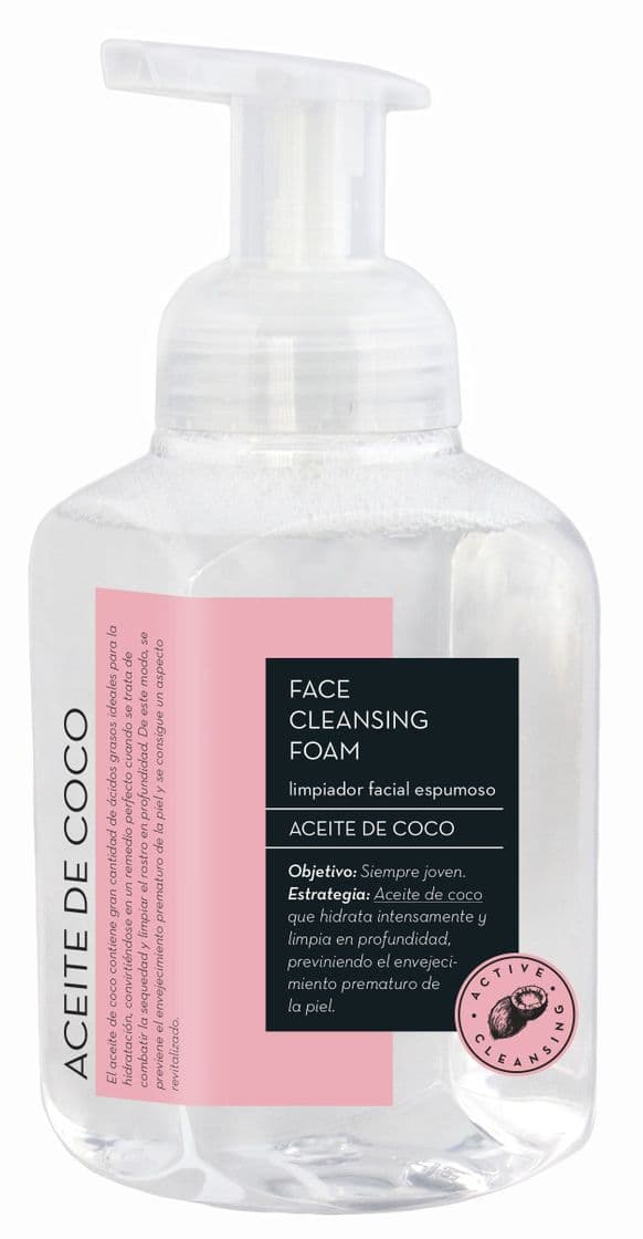 Product Espuma Facial Limpiadora Aceite de Coco Fancy Handy 