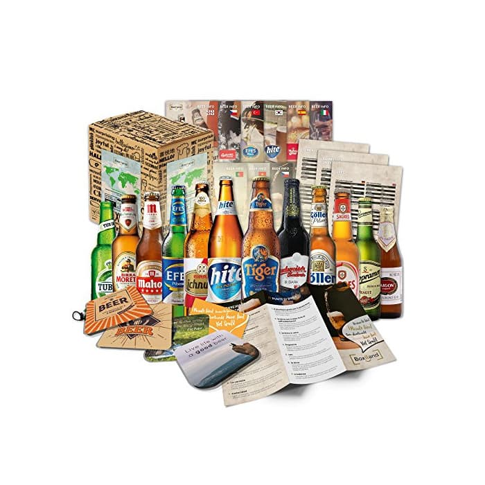 Producto Cervezas del mundo (12 botellas) especialidades internacionales de cerveza para regalar -