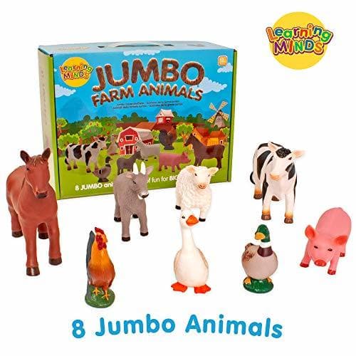 Producto Learning Minds Conjunto de 8 Figuras Jumbo Farm Animal