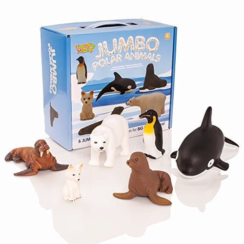 Producto Learning Minds Set de 6 Figuras de Animales de Jumbo Polar