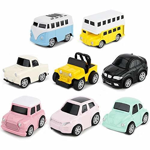 Producto Tire Hacia Atrás el Coches de Juguetes Miniature Camion Modelos para Niños