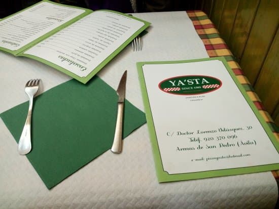 Restaurantes Pizzería Yasta