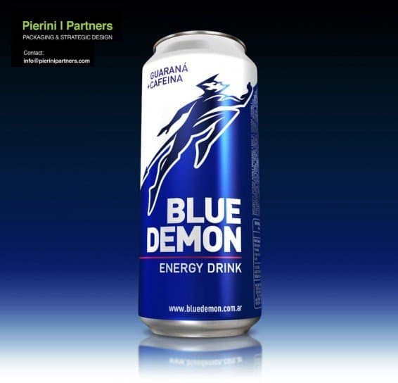 Fashion Nuevo packaging de Blue Demon, por Pierini Partners