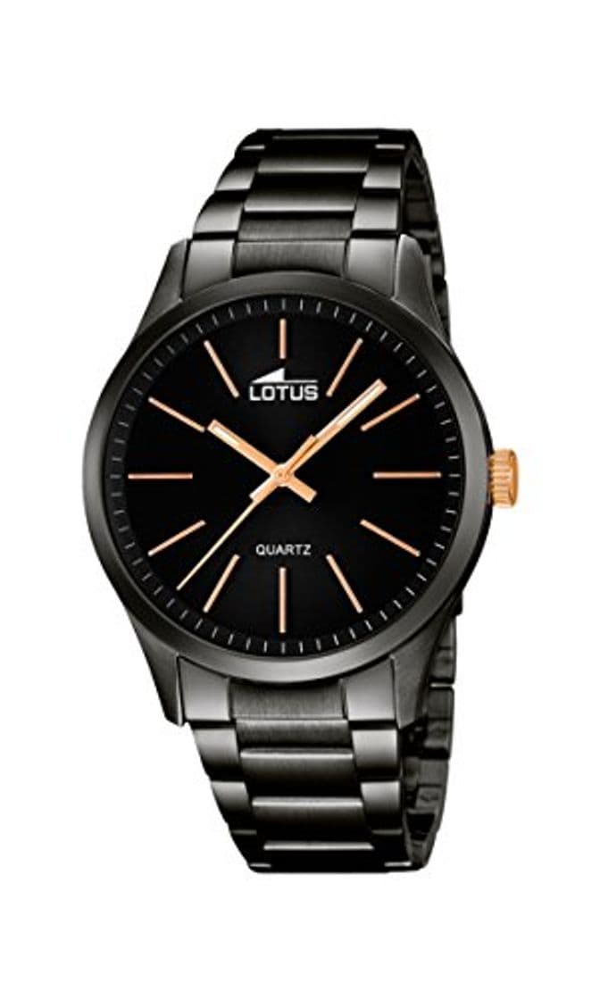 Product Lotus Reloj Analógico para Hombre de Cuarzo con Correa en Acero Inoxidable