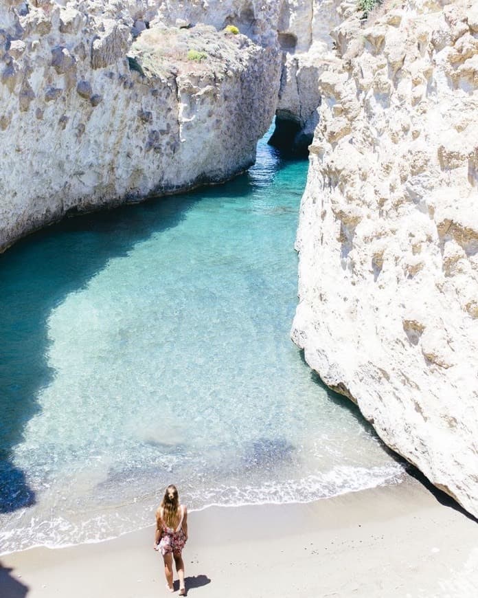 Place Milos, Grecia. El paraíso 