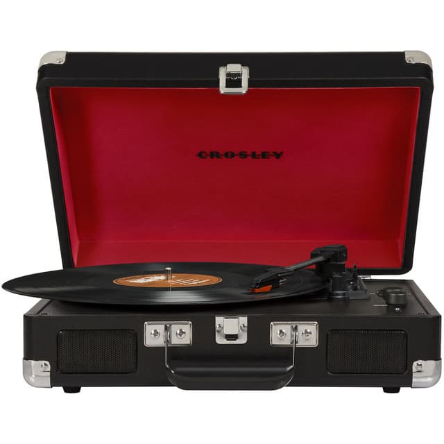 Moda Tocadiscos Crosley Portátil Deluxe BT Negro · Regalos originales ...