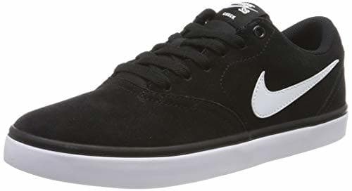 Fashion Nike SB Check Solar, Zapatillas de Skateboarding para Hombre, Negro