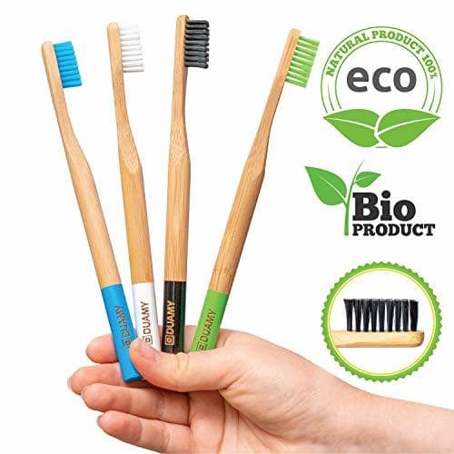 Belleza Cepillos de dientes de Bambú Ecológicos