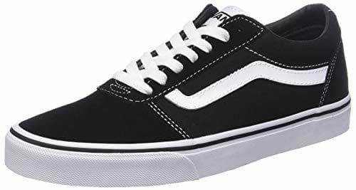 Moda Vans Ward Canvas, Zapatillas Hombre, Negro