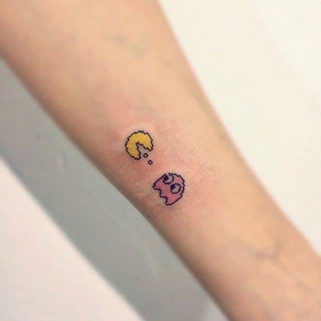 Moda Pac man tatto