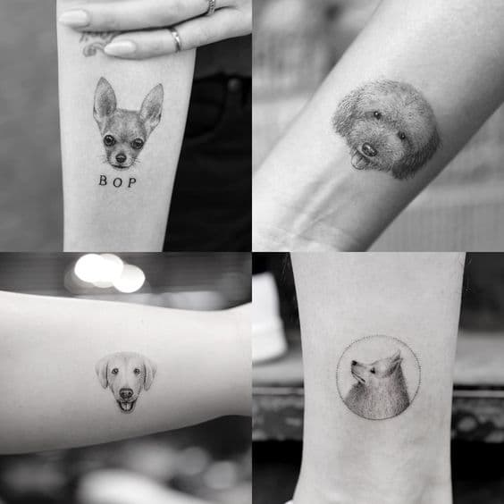 Moda Tatuaje perro 