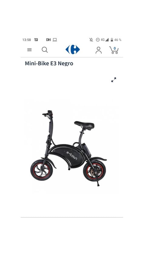 Producto Mini-Bike E3 Negro