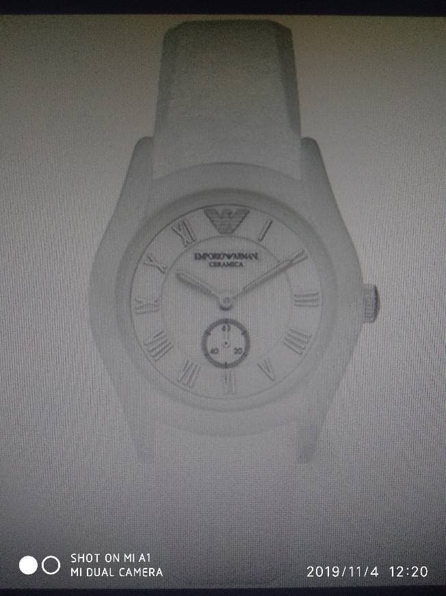 Moda Emporio Armani Reloj Analogico para Hombre de Cuarzo con Correa en Silicona