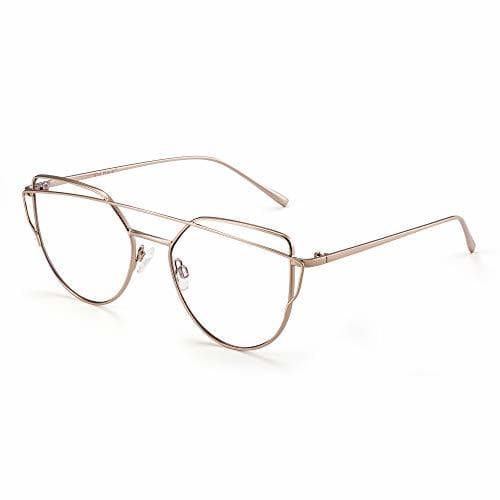 Producto JIM HALO Ojos de Gato Bloqueo Luz Azul Computadora Gafas Mujer Vídeo