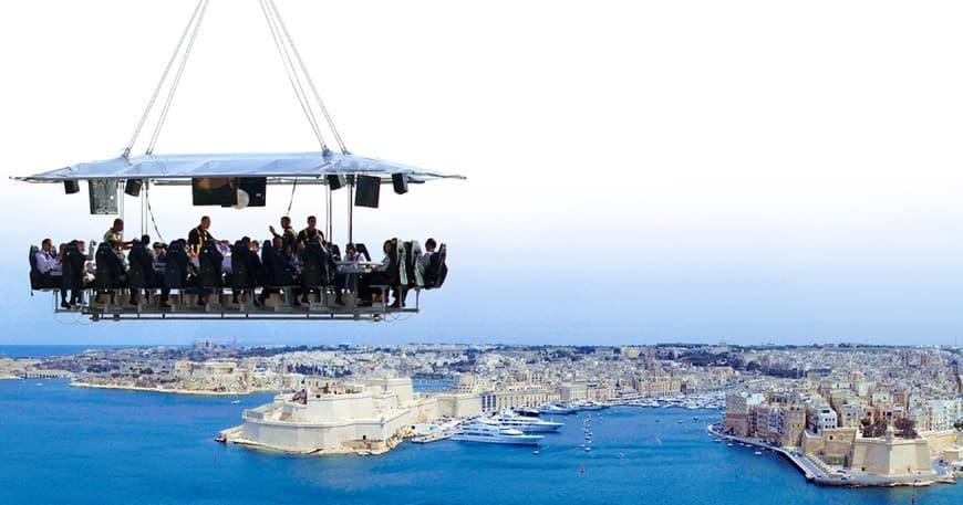 Restaurants Dinner in the Sky Malta