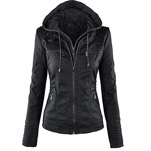 Fashion Newbestyle Mujer Cazadoras Polipiel Chaqueta Mujeres