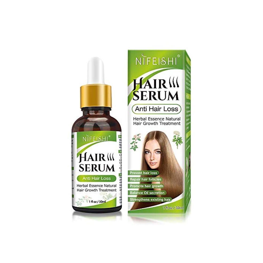 Product Hair Growth Serum, Anti Hair Loss Serum, Natural Herbal Essence Hair Growth