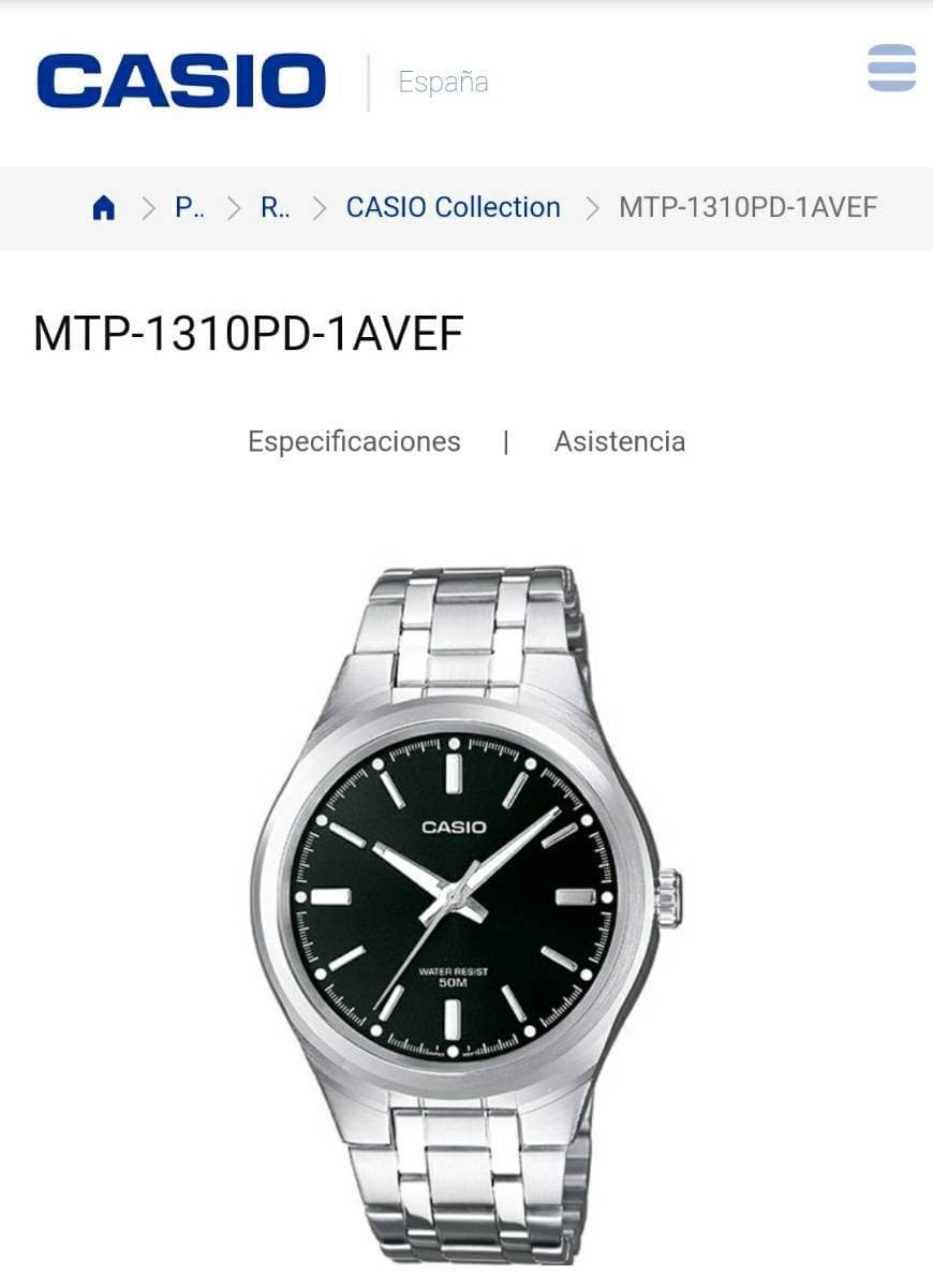 Producto Reloj Casio