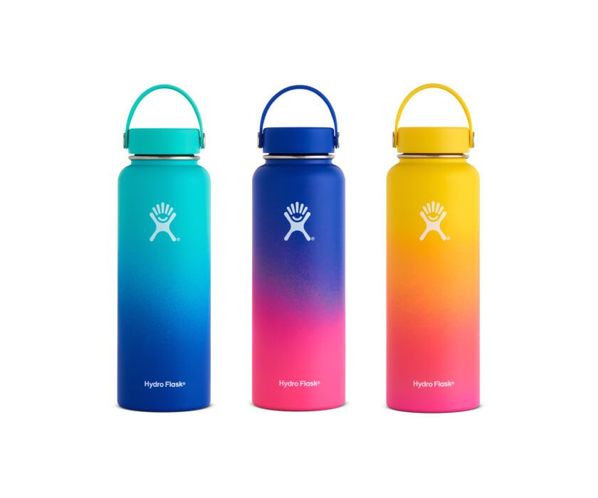 Fitness Hydro Flask Wide Mouth Botella 18 oz Cobalt Azul