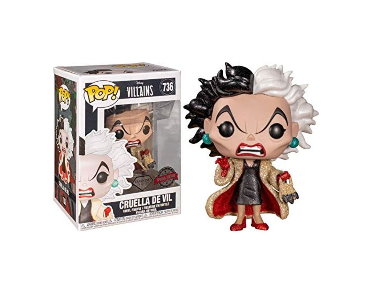 Game Funko Figura de Vinilo Pop 736 de los Villanos de Disney Cruella