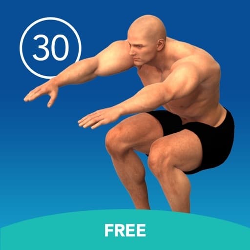 App Squat 30 GRATIS Challenge día de los hombres